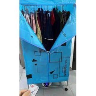 Tủ Sấy Quần Áo Hai Tầng Có Điều Khiển Từ Xa giadungvuive
