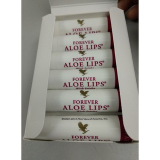 Com bo 12 thỏi son dưỡng Aloe lips Forever
