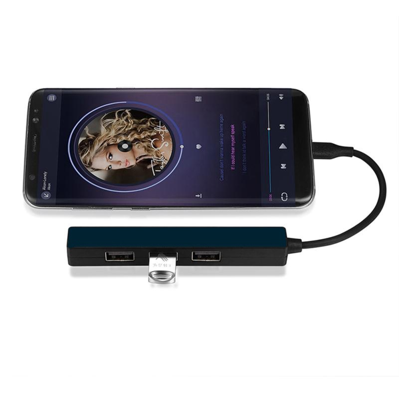 Bộ Chia 3 Cổng USB 2 0 Hub 2 0 480Mbps Cho Bàn Phím Và Chuột Máy Tính