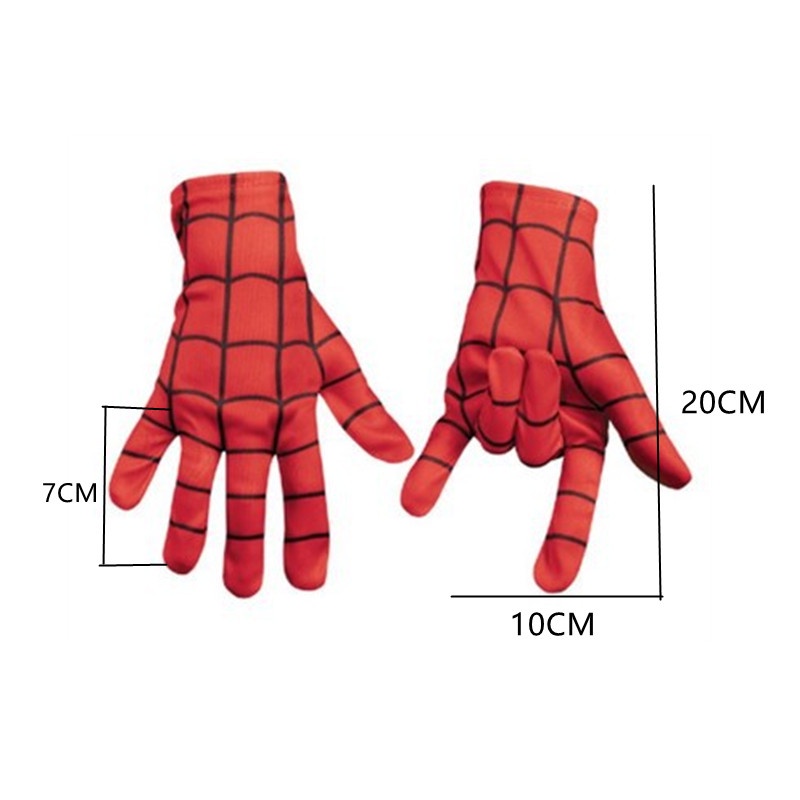 Găng Tay PVC Hóa Trang Người Nhện Phim Marvel Mới Cho Bé Trai