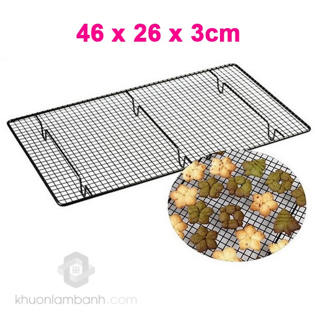 Rack phơi bánh chống dính 1 tầng 46 x 26 x 3 cm