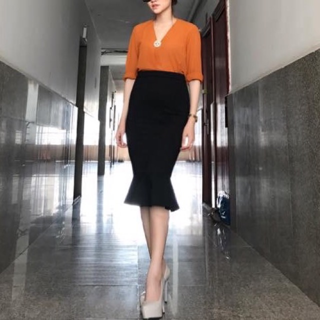 Chân váy đuôi cá bigsize thun umi co dãn ôm body - chân váy đuôi cá size đại ôm body từ 45kg-80kg | BigBuy360 - bigbuy360.vn