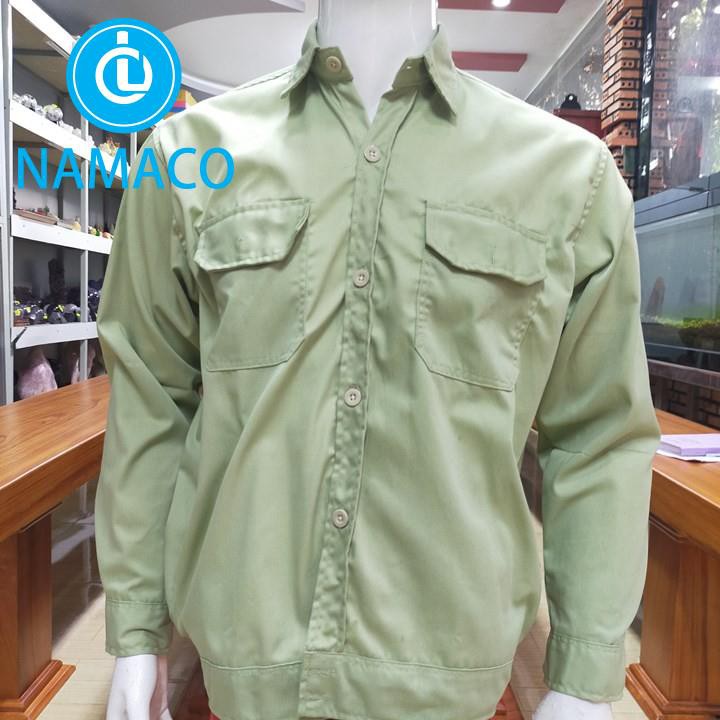 áo công nhân màu đậu, áo bảo hộ lao động