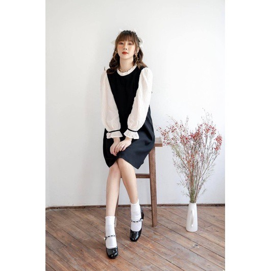 Váy bầu cao cấpchất lụa hàn loại1đầm bầu dài tay hè thu thiết kế sang chảnh mặc đi làm đi chơi đều đcFreesize 45-70kg