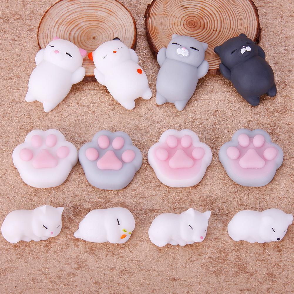 |Superbaby| Đồ Chơi Mochi Mềm Hình Mèo Hoạt Hình Vui Nhộn