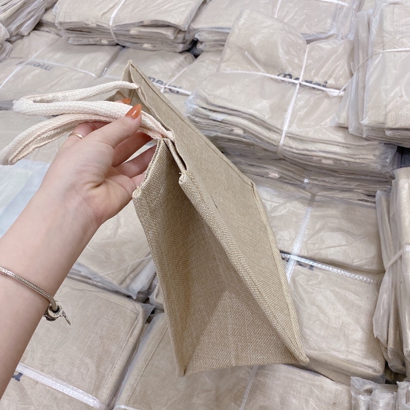 Túi cói Merci size 35cm