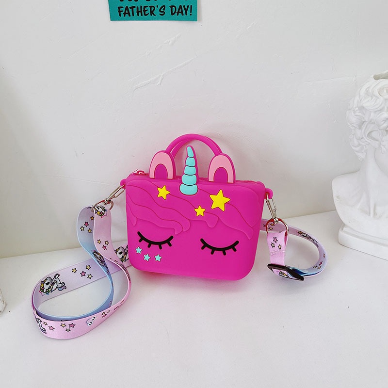 Túi đeo chéo bé gái thiết kế hoạt hình thời trang Hàn Quốc