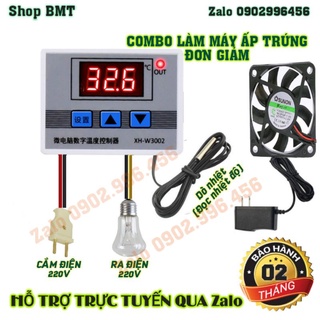 Combo 6 thiết bị làm máy ấp máy úm đơn giản