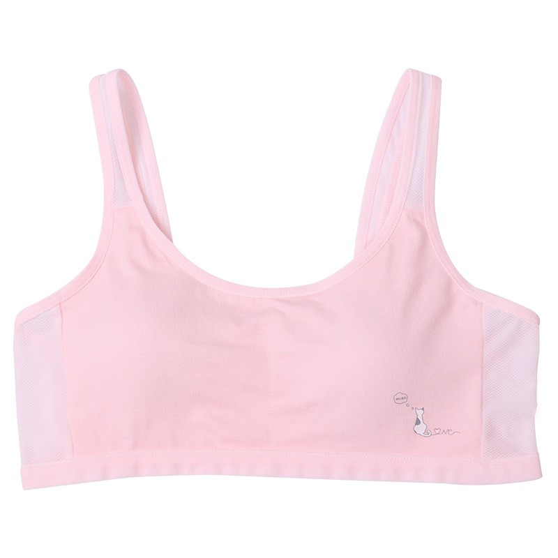 Bra/ áo lá bé gái mới lớn - áo lót 2 lớp + mút mỏng cotton phong cách Hàn Quốc thoáng mát MK-582 | BigBuy360 - bigbuy360.vn