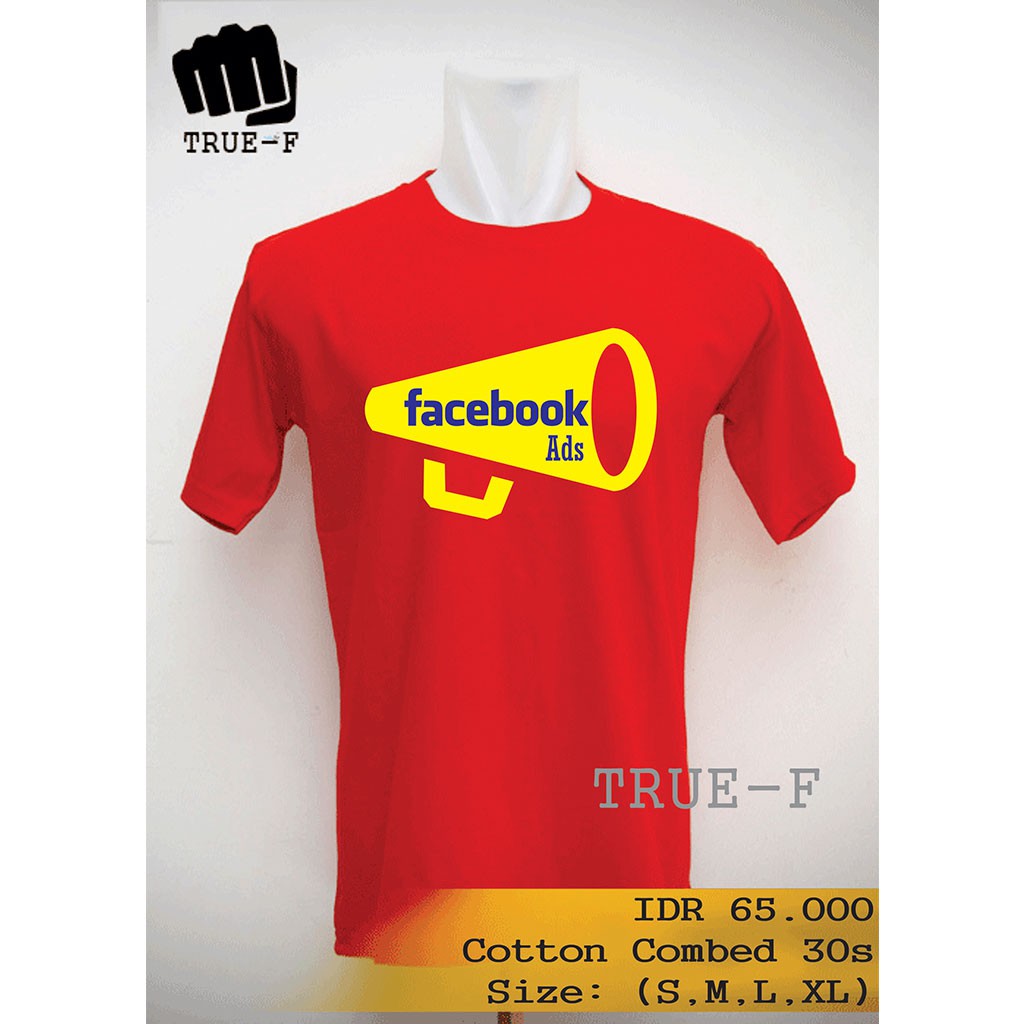 Áo thun in họa tiết Marketing Facebook Marketin Internet Distro (FB Ads)