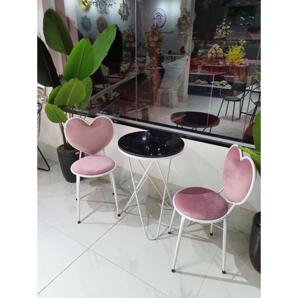 Bộ bàn trà decor 2 ghế 1 bàn