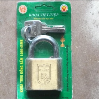 Khoá Việt Tiệp đồng bấm cầu 7 -45MB (hàng chính hãng )