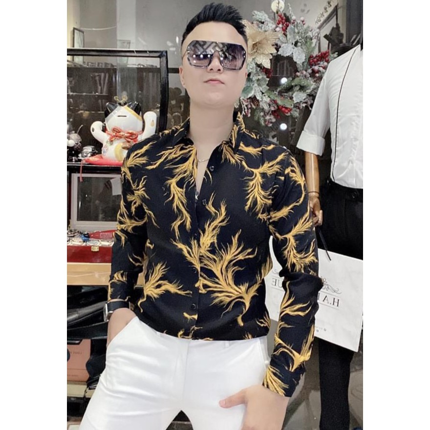 [SIÊU PHẨM]💥Áo sơ mi nam dài tay ❤️FREESHIP❤️ áo sơ mi kiểu hàn quốc họa tiết đẹp chất lụa mềm mịn siêu đẹp | BigBuy360 - bigbuy360.vn