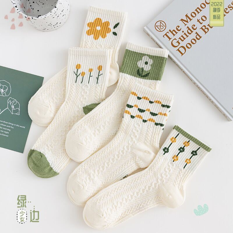 Vớ Thời Trang Mùa Hè In Họa Tiết Hoạt Hình Dễ Thương Phong Cách Hàn Quốc