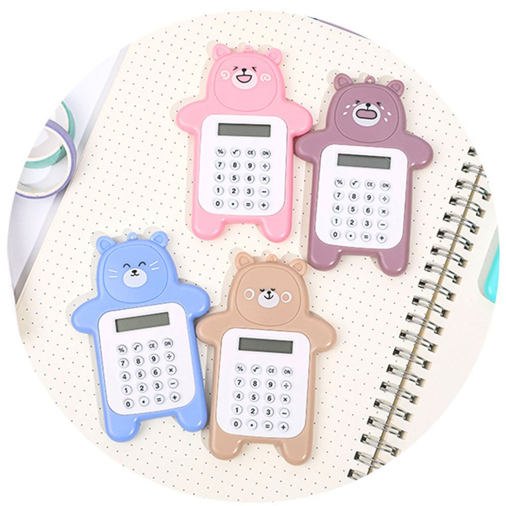 Máy tính cầm tay mini siêu mỏng 8 chữ số dễ thương cho bé