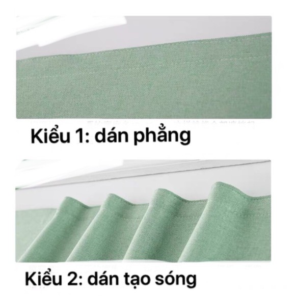 Rèm cửa dán keo không cần thanh treo (nhiều mẫu và size)