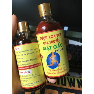 rượu xoa bóp mật gấu đức lâm