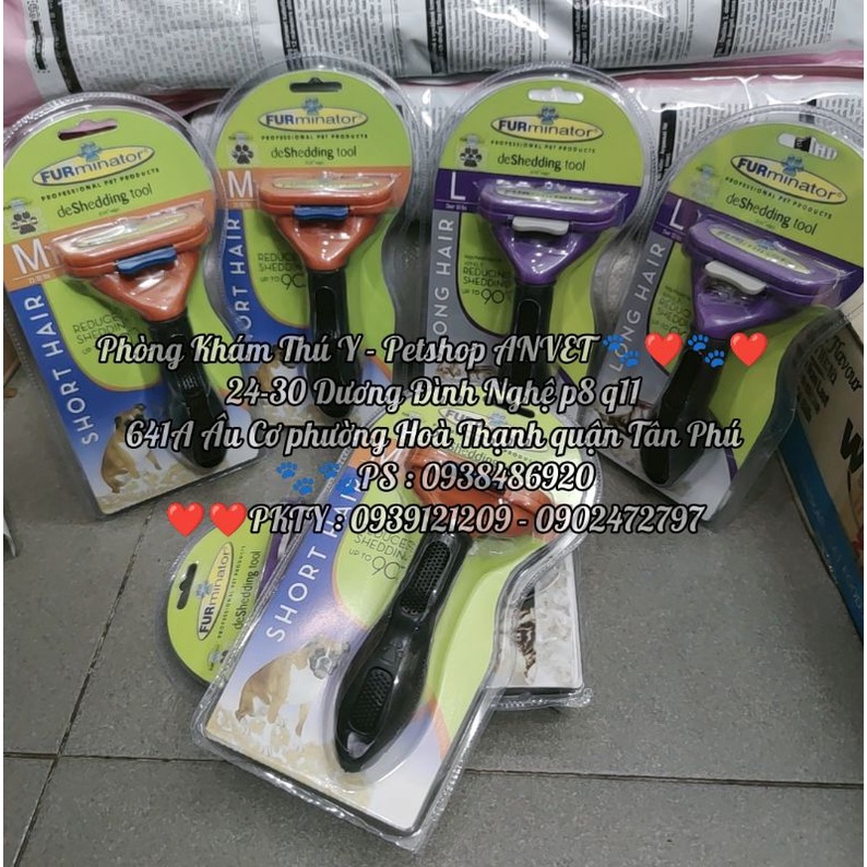 Lược chải lông chó mèo Fur.mina.tor chuyên dụng cho thú cưng😺❤️