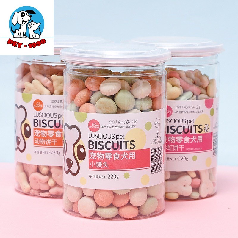 Đồ Ăn Vặt Biscuits Bổ Sung Canxi Cho Chó Mèo - Snack Thưởng Huấn Luyện Chó Mèo