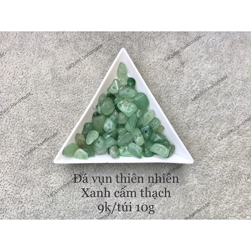 Đá vụn có lỗ xỏ 5-8mm nhiều màu - nguyên liệu handmade