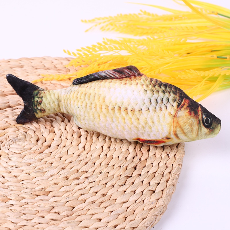 Đồ Chơi Cho Mèo, Cá Bông Nhồi Cỏ Bạc Hà Canip Giúp Mèo Thư Giãn Nô Đùa