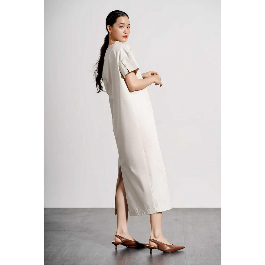Đầm Nữ Suông Xếp Ly Sau Form Fitted - Routine 10S21DREW017