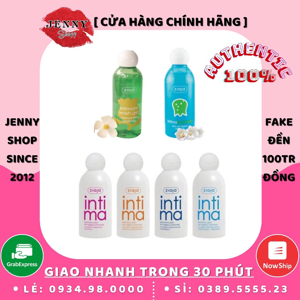 Dung Dịch Vệ Sinh Intima Ziaja 200ml