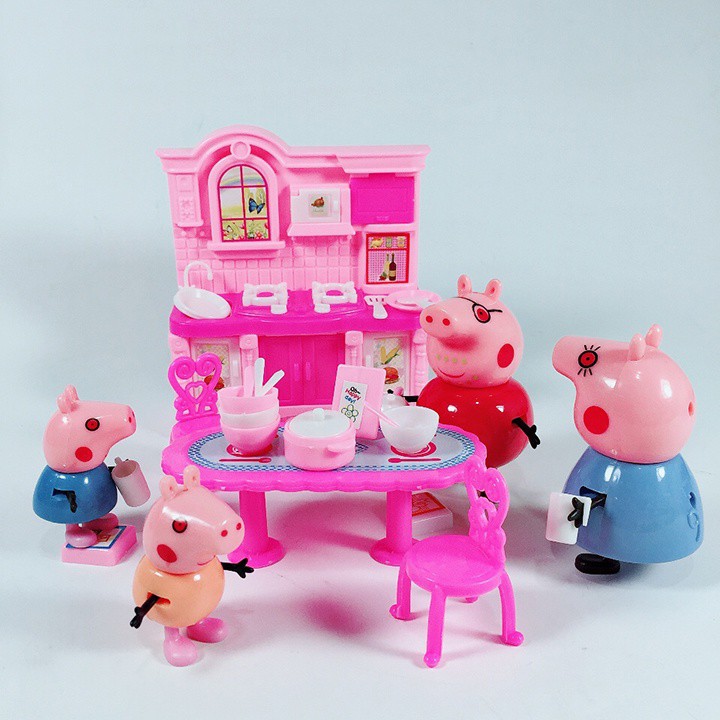 Bộ đồ chơi nấu ăn peppa pig