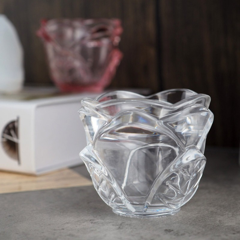 Khuôn silicon để làm ly nước bằng thủy tinh hoặc nhựa resin thủ công hình dáng bông hoa