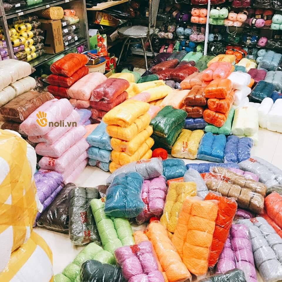 Sợi cotton Việt Nam 1mm Craft yarn VN chuyên móc thú, bikini, váy áo mùa hè, lót ly không xù (Mã 01 đến 50)