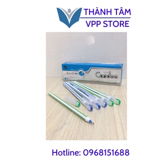 Hộp bút nến thiên long xanh / đen tl-093 ngòi 0.6mm - 20 cái