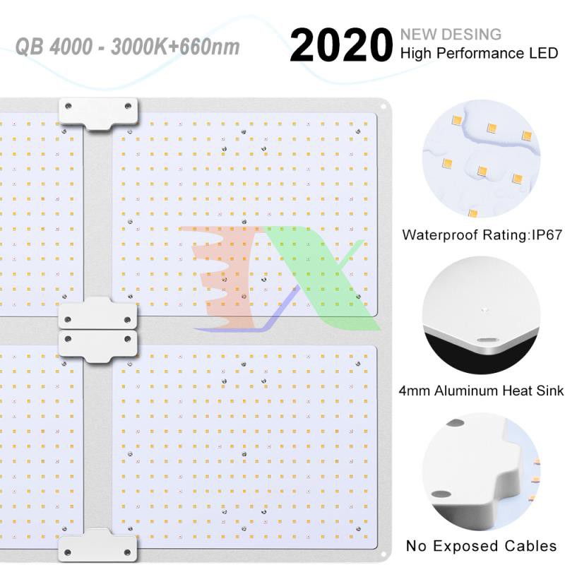 Đèn trồng cây Lượng tử QBC4000, Led grow lights chip Samsung 4000W, Đèn trồng rau trong nhà