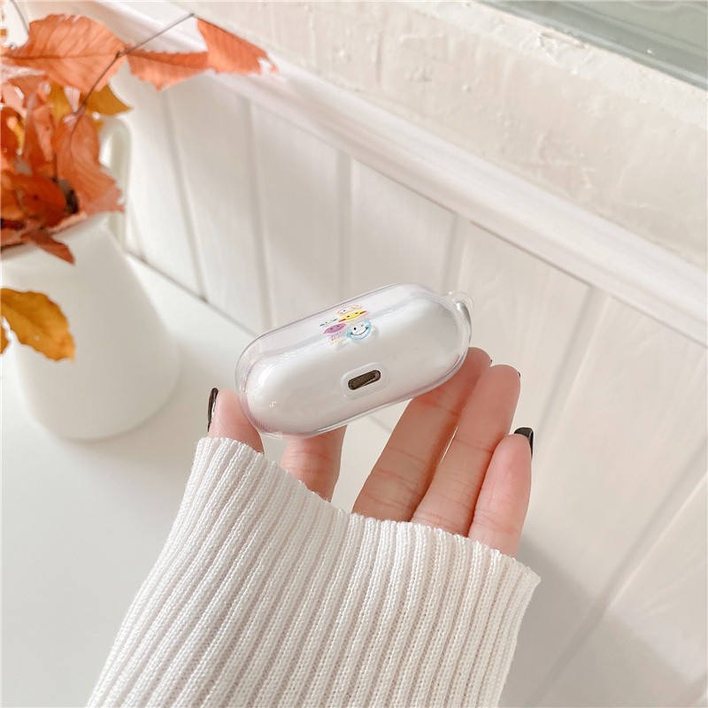 AirPods Pro AirPods 1/2 mặt cười phong cách Hàn Quốc Bao bọc tai nghe chống rơi PC | BigBuy360 - bigbuy360.vn