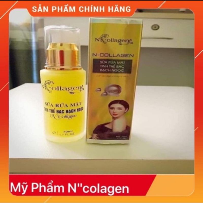 SỮA RỬA MẶT TINH THỂ BẠCH BẠCH NGỌC N_COLLAGEN