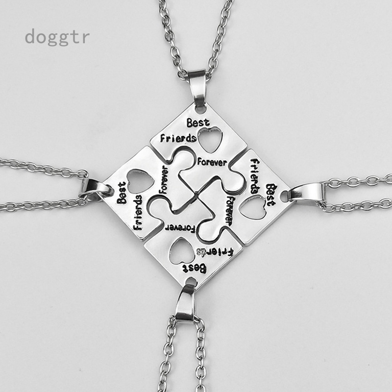 Set 4 Vòng cổ Tình Bạn Mặt Trăng Và Ngôi Sao Đính Đá Thời Trang