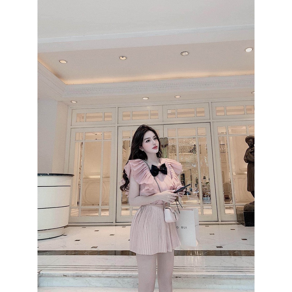 Sỉ Sét áo tay bèo nơ cánh tiên | BigBuy360 - bigbuy360.vn