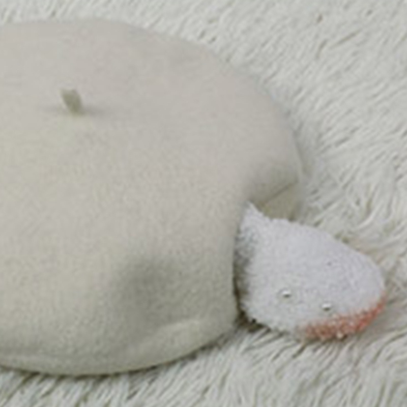 Dream Mũ beret Lông Cừu Thủ Công Thanh Lịch Kiểu Họa Sĩ lolita Bất Ngờ Cho Bạn Gái