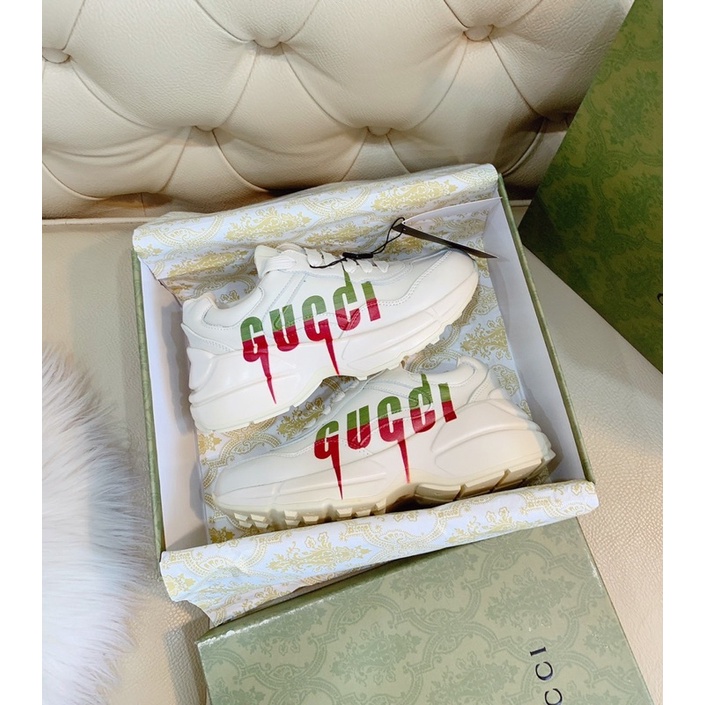 Giày thể thao sneaker guci hoạ tiết vip fullbox