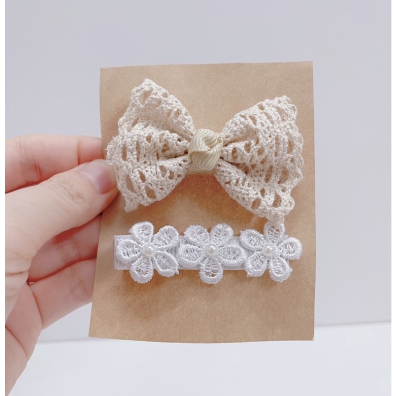 TỔNG HỢP PHỤ KIỆN [Ren] phong cách vintage cho bé