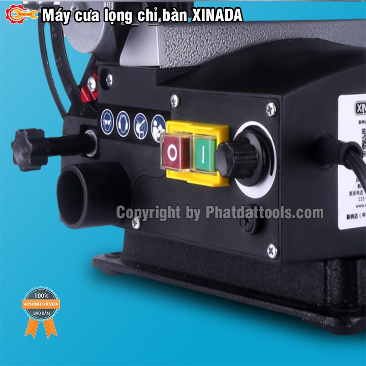 Máy cưa lọng chỉ bàn XINNADA-Tặng kèm 40 lưỡi cưa dẹt,40 lưỡi cưa tròn-Bảo hành 6 tháng