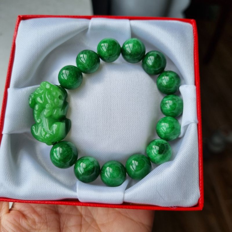 Vòng Tay Tỳ Hưu Đ.á Sơn. Thủy 14 Ly