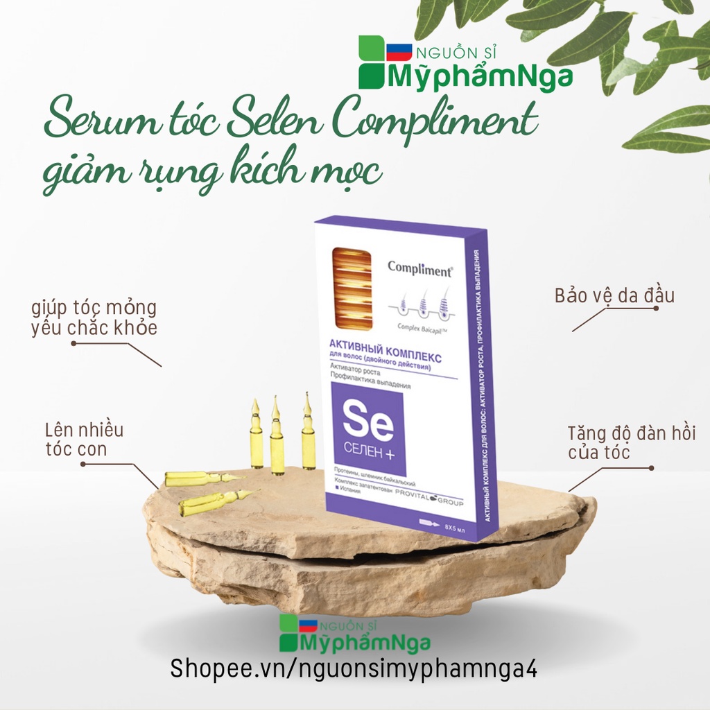 Serum tóc SE Selen Compliment giảm rụng kích mọc tóc