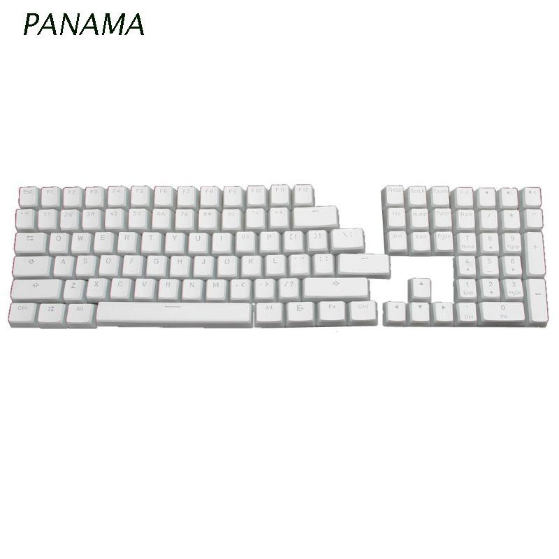 Bộ 108 Nút Bàn Phím Ansi Pbt Màu Trắng Sữa Cho Oem Cherry Mx Gh60 Poker 87 Tkl 104 108