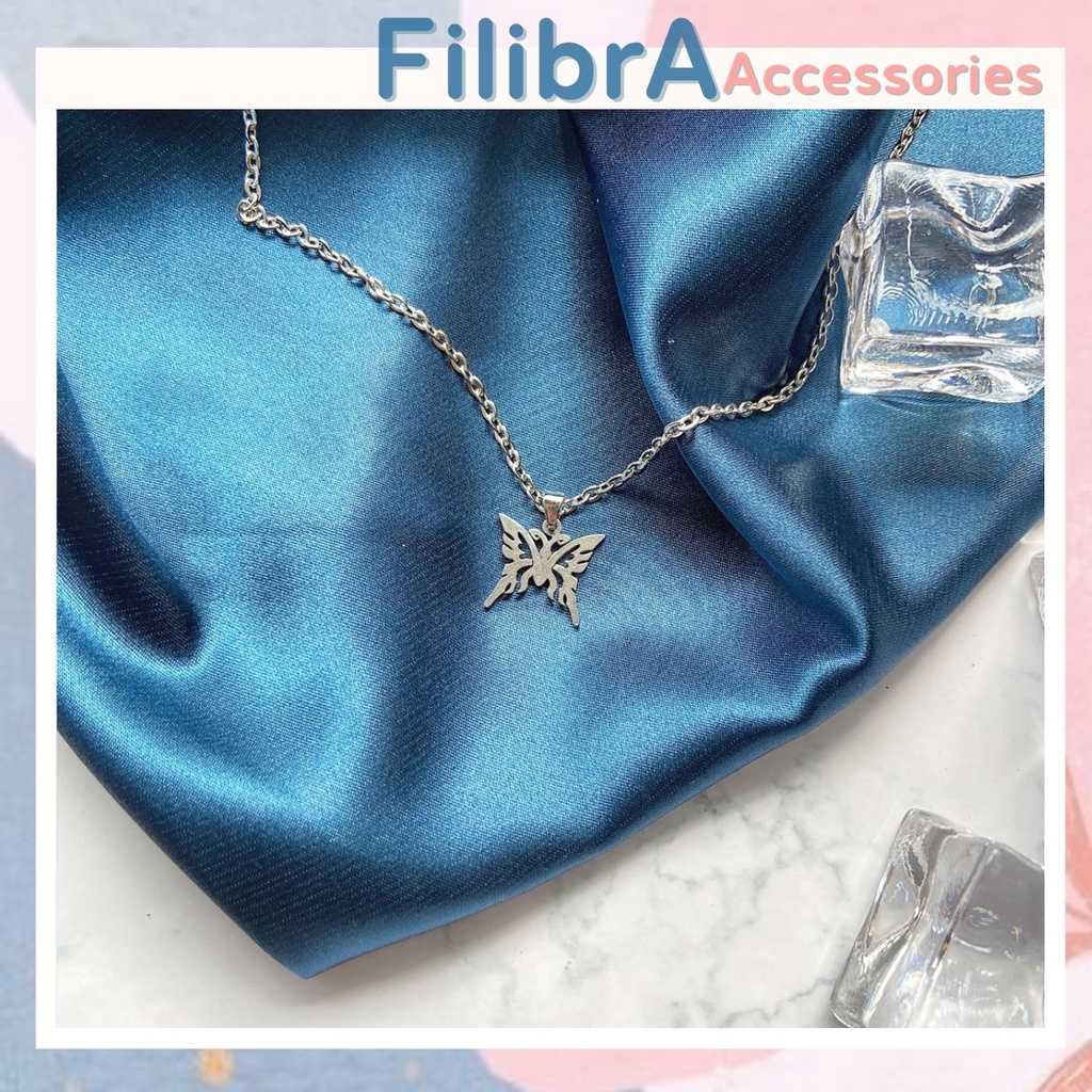 Dây chuyền bướm thời trang, vòng cổ trang sức DC002- FilibraStyle