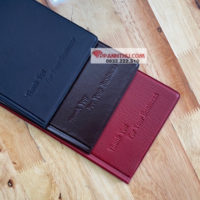 BÌA TAP KẸP BILL TÍNH TIỀN