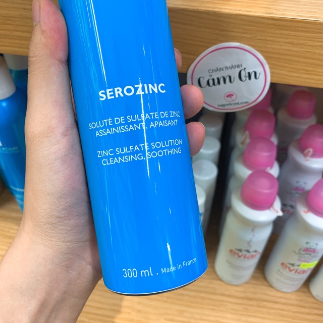 Xịt khoáng da dầu mụn La Roche Posay SEROZINC ( 300mL )