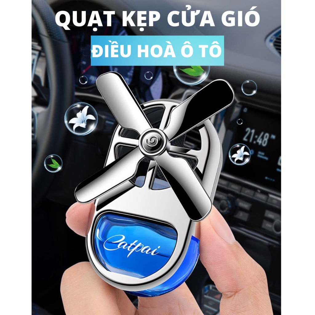 Quạt kẹp cửa gió điều hòa ô tô/Nước hoa kẹp cửa gió ô tô/Tinh dầu từ thiên nhiên/Nước hoa khử mùi ô tô/Kẹp gió điều hoà