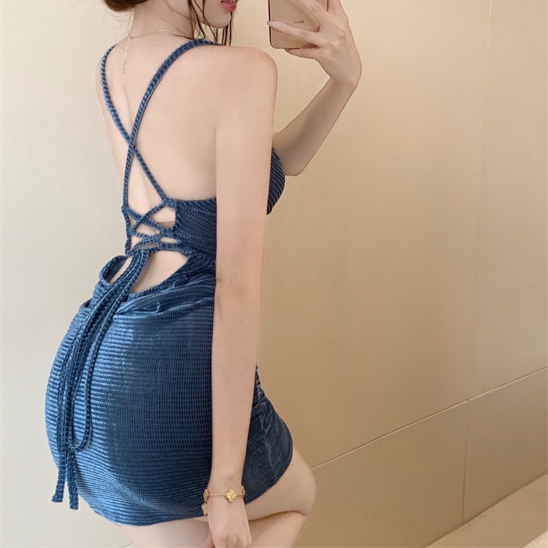 Đầm Hai Dây Dáng Ôm Gợi Cảm Thời Trang Mùa Hè Cho Nữ