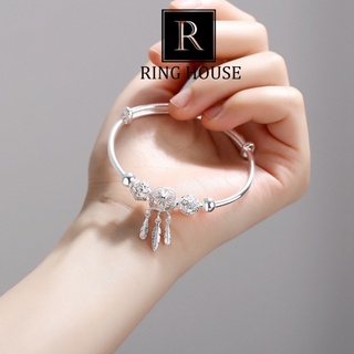B1 Lắc Tay Vòng Tay Nữ Bạc Dễ Thương Đẹp Mã 1 Ring House