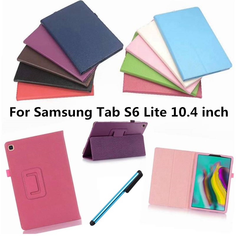 Bao da máy tính bảng chống sốc kèm chân đỡ từ tính dành cho Samsung Galaxy Tab S6 Lite 10.4 inch P610 P615 P617